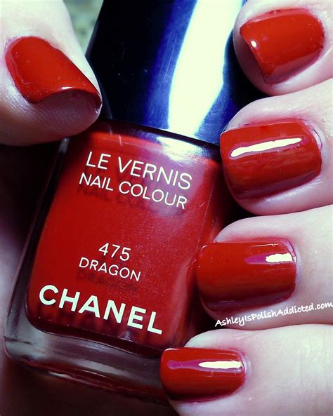 chanel dragon red nail polish|Chanel nail polish colour chart.